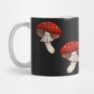 Toadstool Mushroom Fungi Repeating Pattern Mug